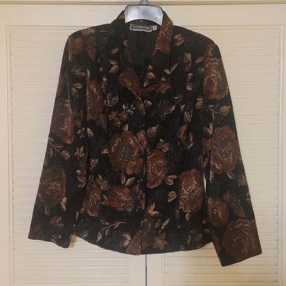 Women's Floral Jacket By Florentine - Picture 1 of 5